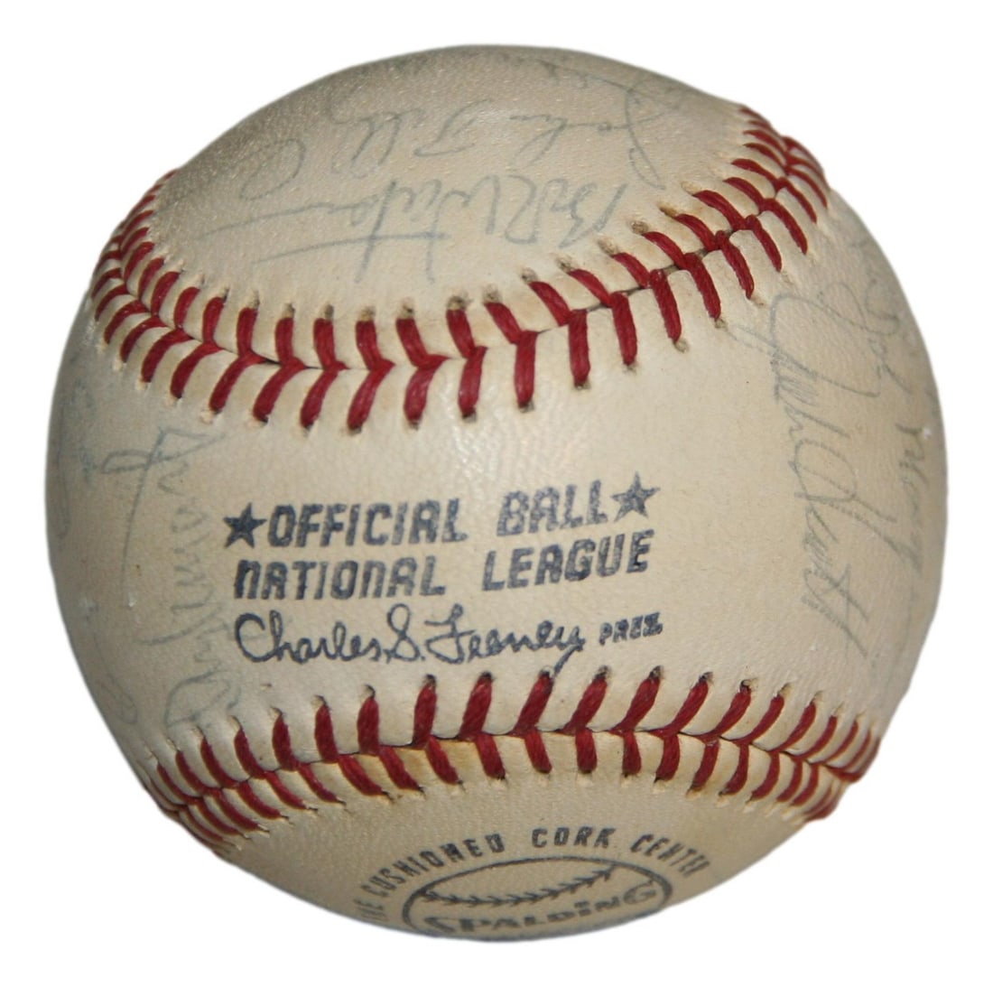 Houston Astros 25-Signature Team Baseball Don Wilson 1971 (1 of 7)
