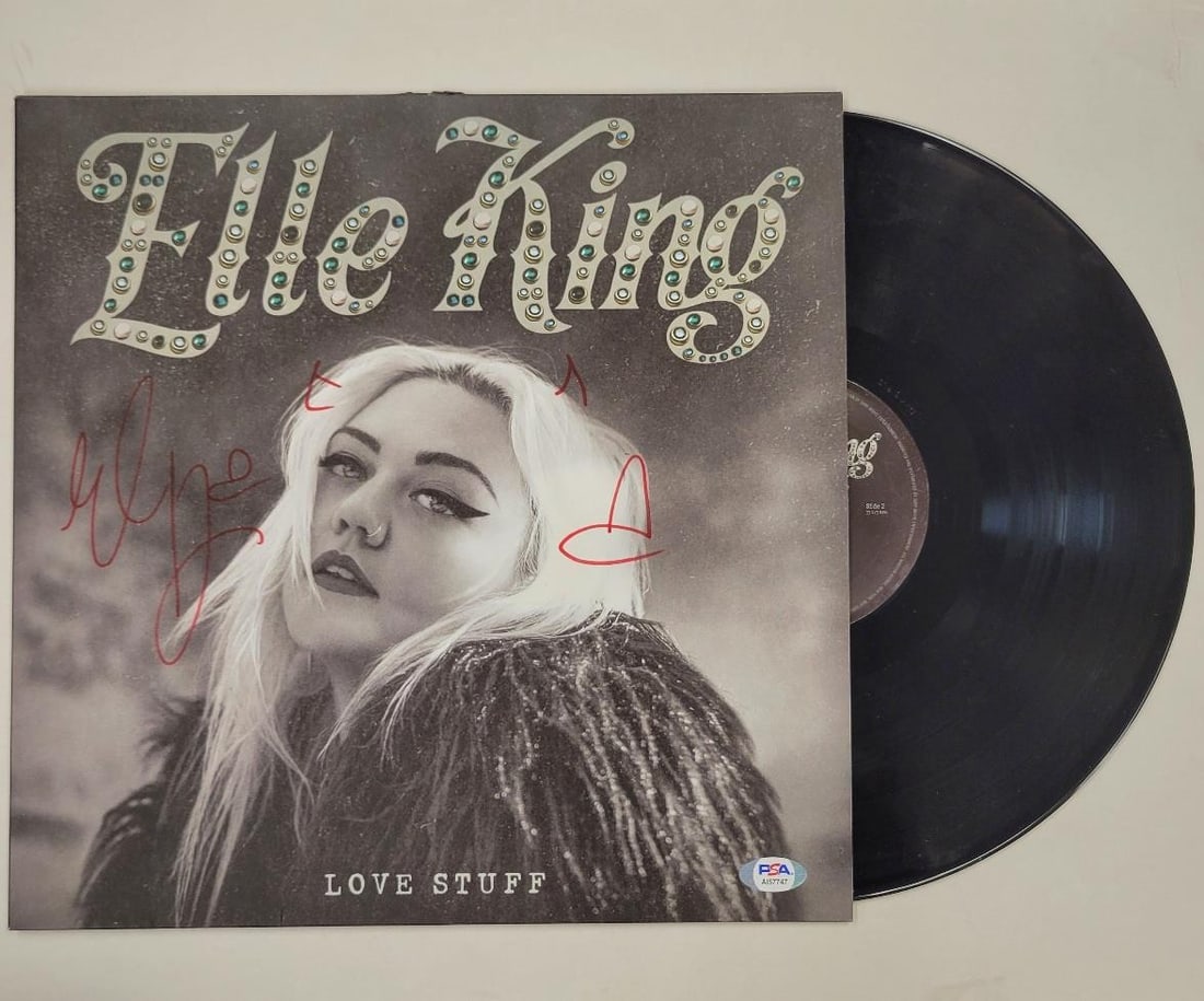Autographed Elle King Love Stuff Album Cover With PSA DNA Authentication (1 of 4)