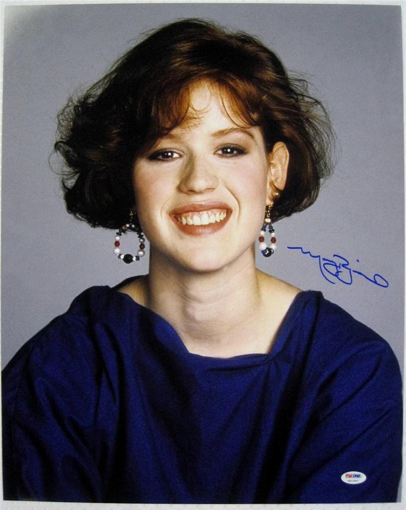 16x20 Photograph Autographed by Molly Ringwald The Breakfast Club PSA ITP COA: 16x20 Photograph Autographed by Molly Ringwald The Breakfast Club PSA ITP COA This is an original 16x20 photograph from The Breakfast Club, signed by Molly Ringwald. Authenticated by PSA with an ITP C