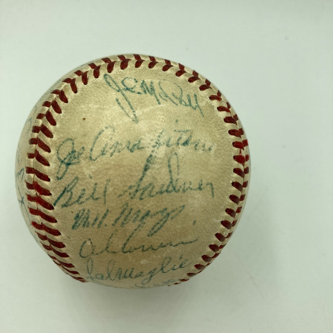 1954 NY Giants Signed Baseball Willie Mays 30 Autographs PSA/DNA COA (1 of 11)