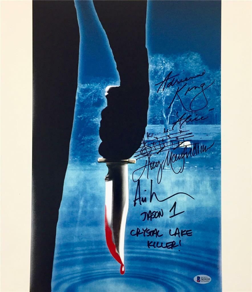11x17 Friday the 13th Photo Signed by Lehman King Manfredini BAS COA (1 of 2)