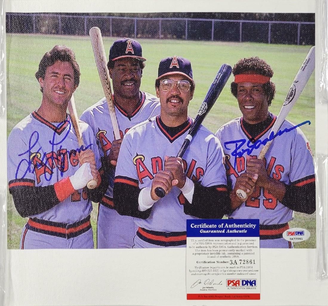 California Angels 9x11 Photo Signed by Rod Carew and Fred Lynn PSA Authenticated (1 of 1)