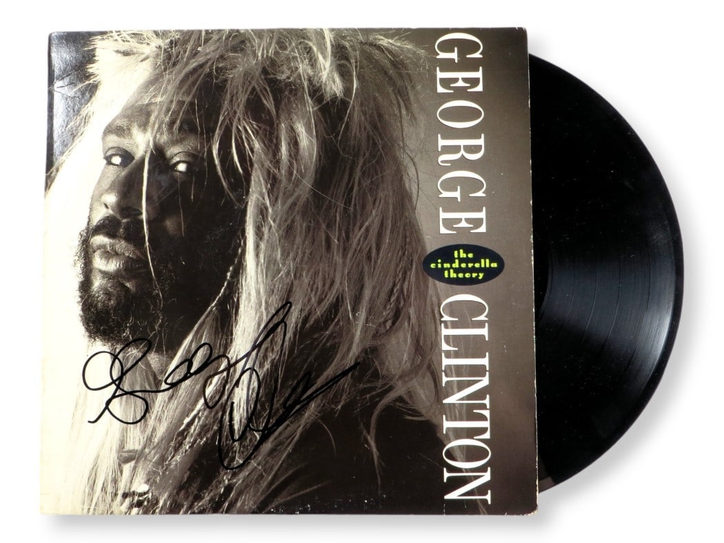 George Clinton Autographed Record Album Cover Beckett Authenticated (1 of 4)