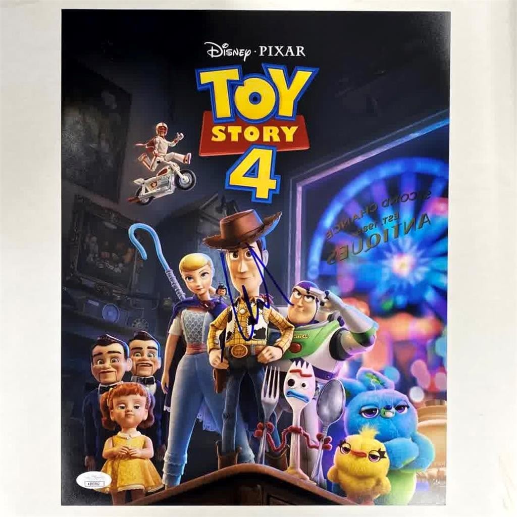 11x14 Photograph Signed by Tim Allen Toy Story 4 JSA Authenticated: 11x14 Photograph Signed by Tim Allen Toy Story 4 JSA Authenticated This original 11x14 photograph poster from Toy Story 4 is signed by Tim Allen. The autograph is authenticated by James Spence (JSA), 
