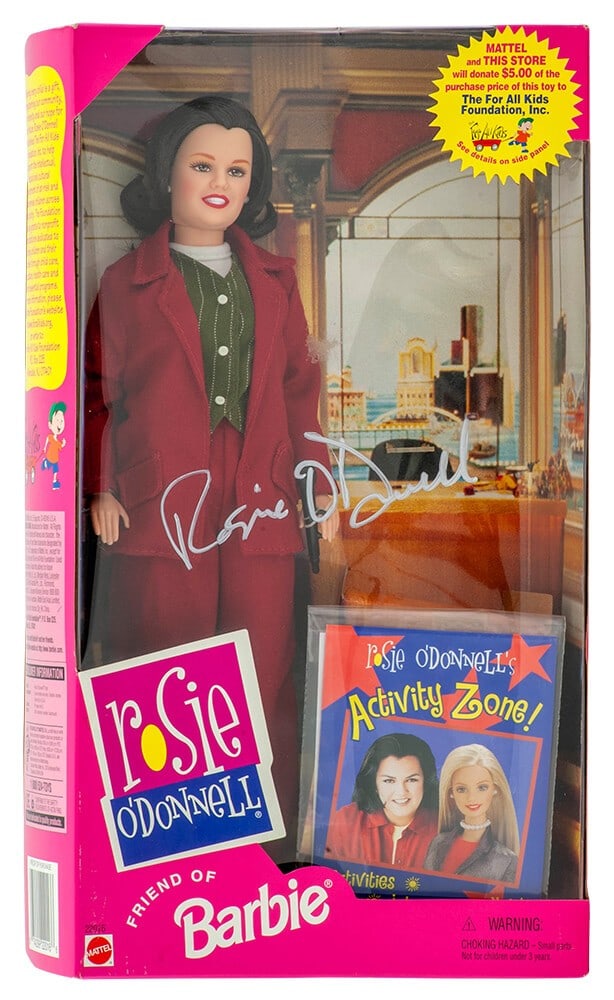 Rosie O'Donnell Signed 1999 Barbie Doll with COA in Box (1 of 1)