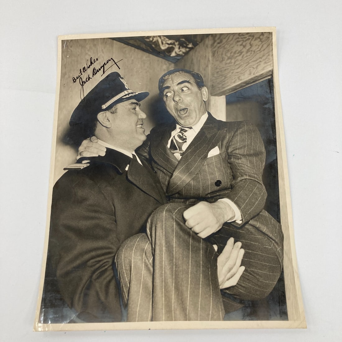 Jack Dempsey Signed 11x14 Photo JSA Authenticated Boxing Memorabilia: Jack Dempsey Signed 11x14 Photo JSA Authenticated Boxing Memorabilia This is an original oversized 11x14 photo of boxing legend Jack Dempsey, personally signed by the athlete. The autograph comes with