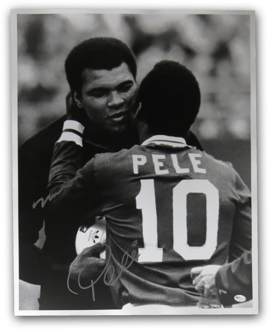 Signed Muhammad Ali Pele 16x20 Sports Photo Online Authentics (1 of 3)