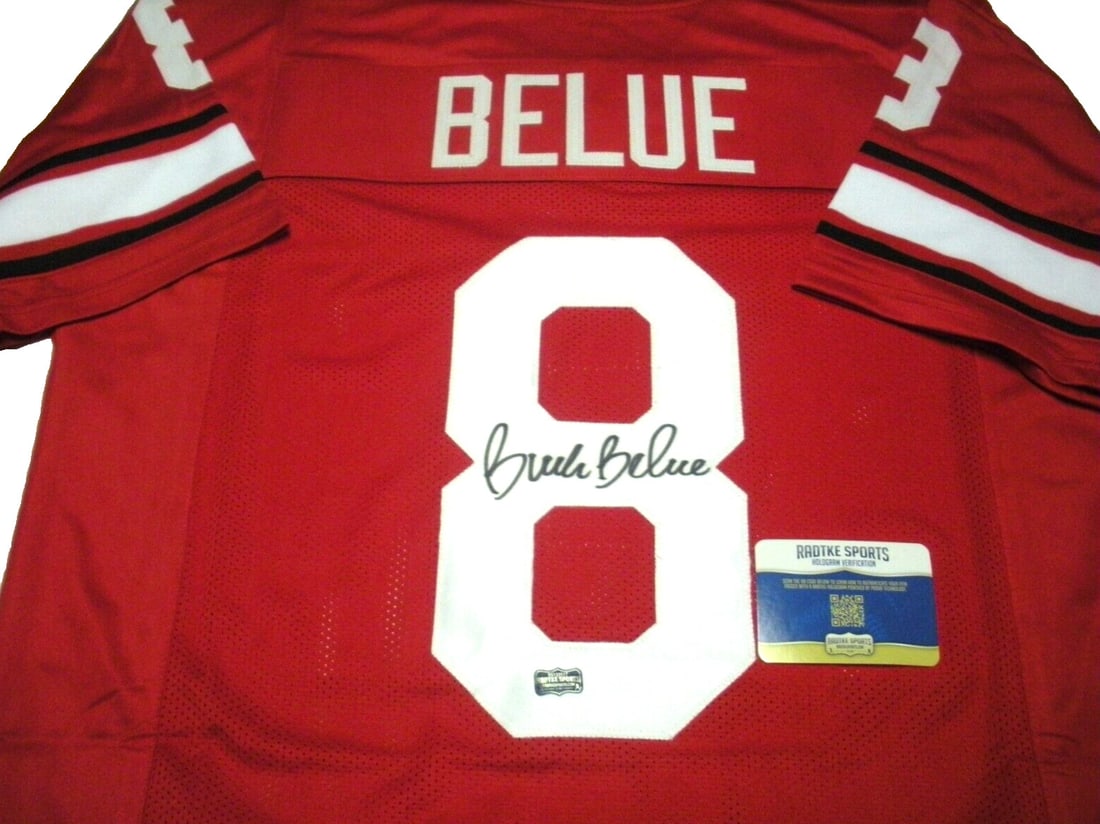 Buck Belue Autographed Georgia Football Jersey 1980 Champions With Radtke COA (1 of 2)
