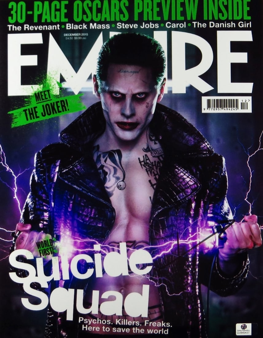 Jared Leto Signed 11X14 Photo as The Joker Suicide Squad GAI Authenticated (1 of 2)