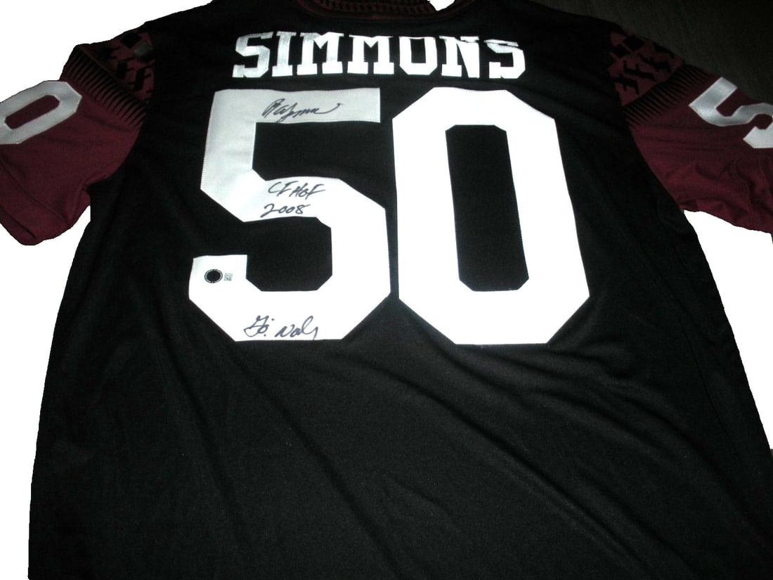 RON SIMMONS Signed Nike Florida State Jersey with COA: RON SIMMONS Signed Nike Florida State Jersey with COA Own a piece of football history with this officially licensed Nike jersey signed by RON SIMMONS, a celebrated player from Florida State. This coll