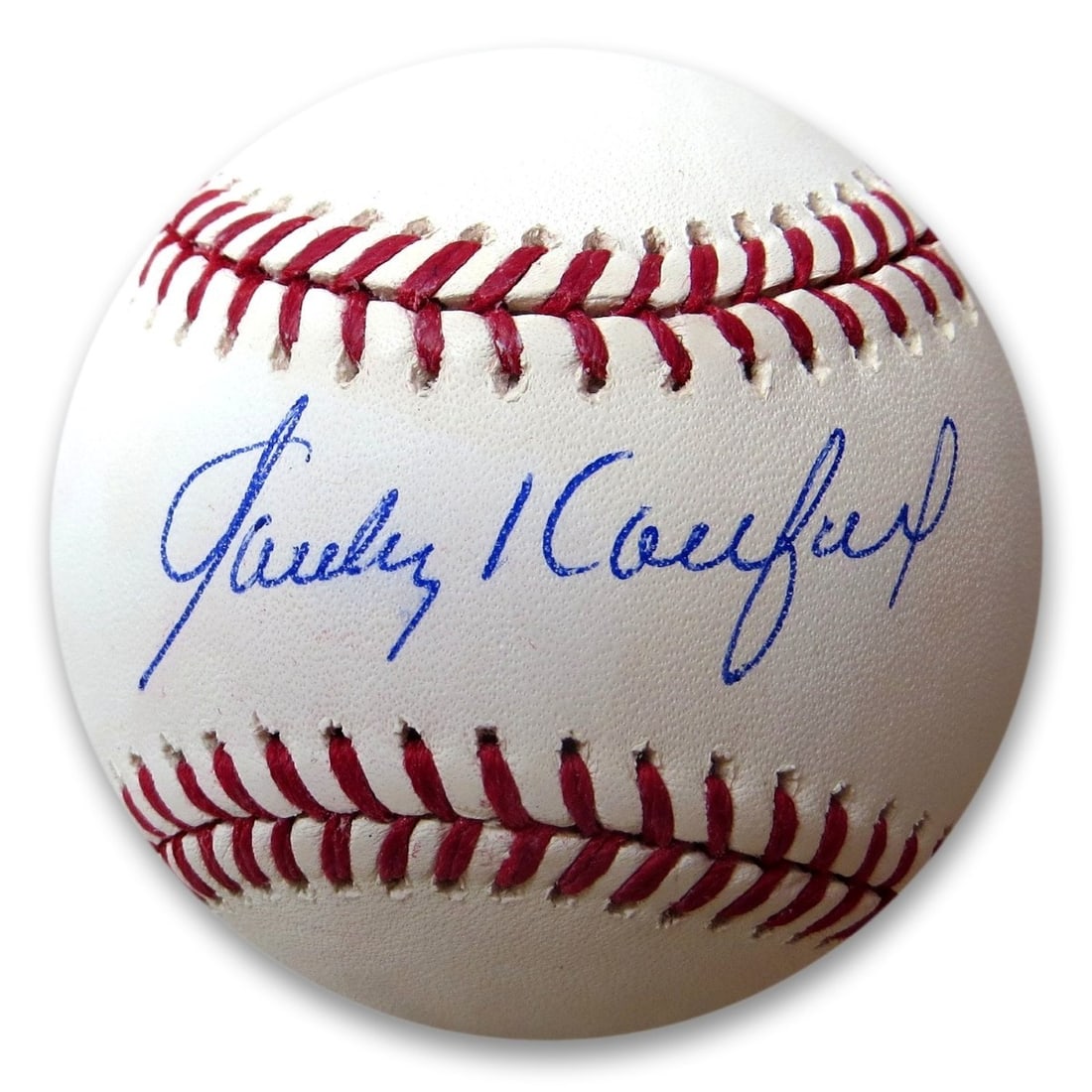 Sandy Koufax Autographed MLB Baseball Los Angeles Dodgers JSA Certified: Sandy Koufax Autographed MLB Baseball Los Angeles Dodgers JSA Certified This authentic MLB baseball is signed by legendary pitcher Sandy Koufax, a prominent figure in Los Angeles Dodgers history. The 