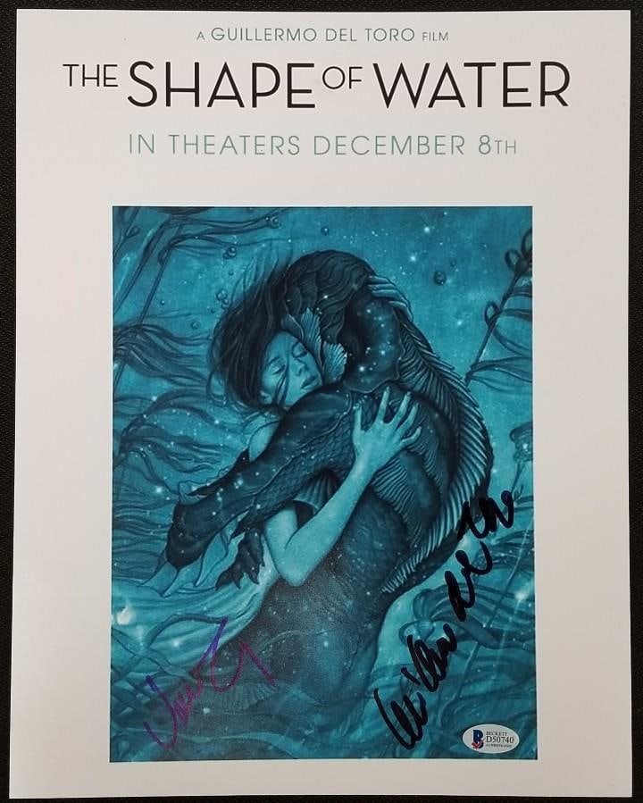 11x14 Shape of Water Photo Signed by Guillermo del Toro and Vanessa Taylor BAS COA: 11x14 Shape of Water Photo Signed by Guillermo del Toro and Vanessa Taylor BAS COA This is an original 11x14 photograph from "The Shape of Water" signed by Guillermo del Toro and Vanessa Taylor. The i