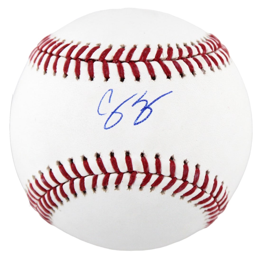 Corey Seager Signed OML Baseball Texas Rangers Fanatics COA: Corey Seager Signed OML Baseball Texas Rangers Fanatics COA This authentic Robert Manfred OML baseball features the signature of Corey Seager, star player for the Texas Rangers. The ball comes with a 