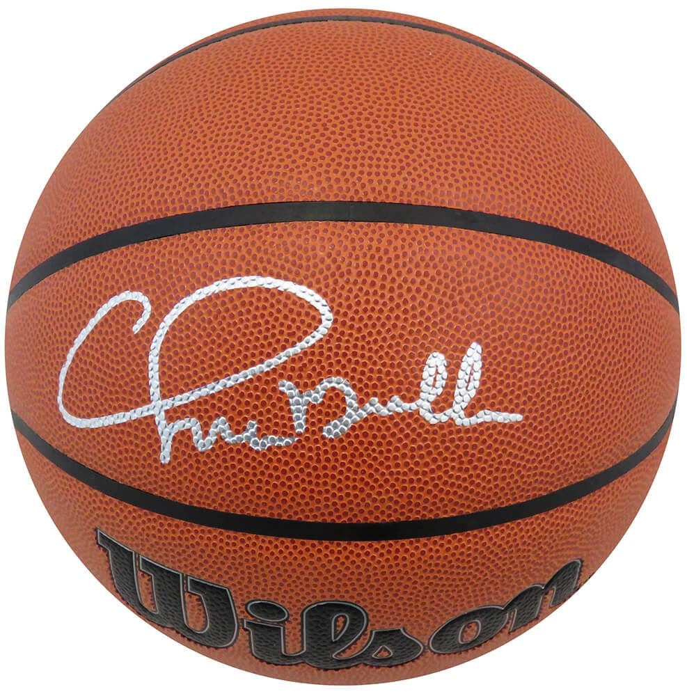 Chris Mullin Signed Wilson NBA Basketball with COA (1 of 1)