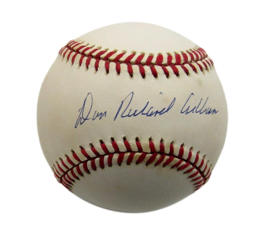 PSA DNA authenticated Richie Ashburn signed ONL baseball Phillies: PSA DNA authenticated Richie Ashburn signed ONL baseball Phillies This is an original ONL baseball autographed by Hall of Famer Richie Ashburn of the Philadelphia Phillies. The ball has been authentic