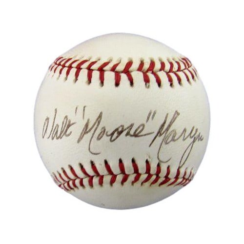 Walt Moryn Autographed ONL Baseball Chicago Cubs JSA Certified: Walt Moryn Autographed ONL Baseball Chicago Cubs JSA Certified This is an original autographed ONL baseball by Walt "Moose" Moryn, a former player for the Chicago Cubs. The baseball comes with a JSA a