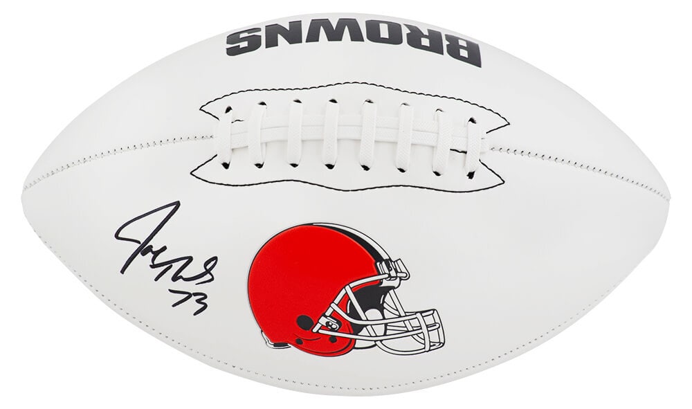Joe Thomas Signed Cleveland Browns NFL Football with COA (1 of 1)