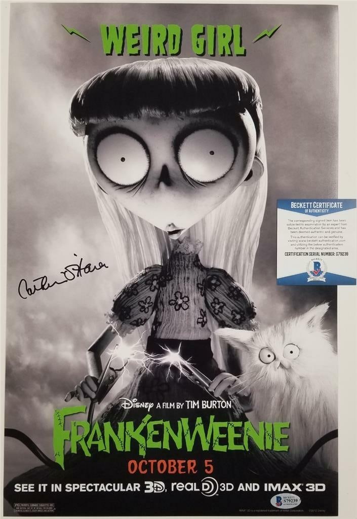 11x17 Frankenweenie Weird Girl Photo Signed by Catherine O'Hara Beckett COA (1 of 1)