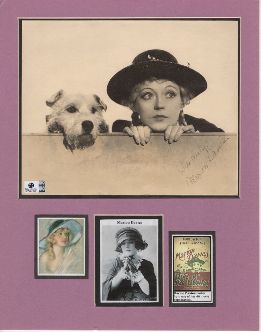 Marion Davies Authentic Signed 11x14 Peg O' My Heart Photo JSA Authenticated (1 of 2)