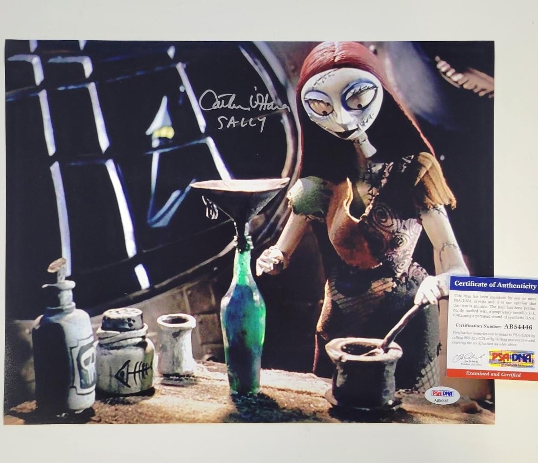 Catherine O'Hara Signed Nightmare Before Christmas 11x14 Photo PSA: Catherine O'Hara Signed Nightmare Before Christmas 11x14 Photo PSA This is an original 11x14 photograph featuring Catherine O'Hara as "Sally" from Disney's iconic movie, The Nightmare Before Christmas