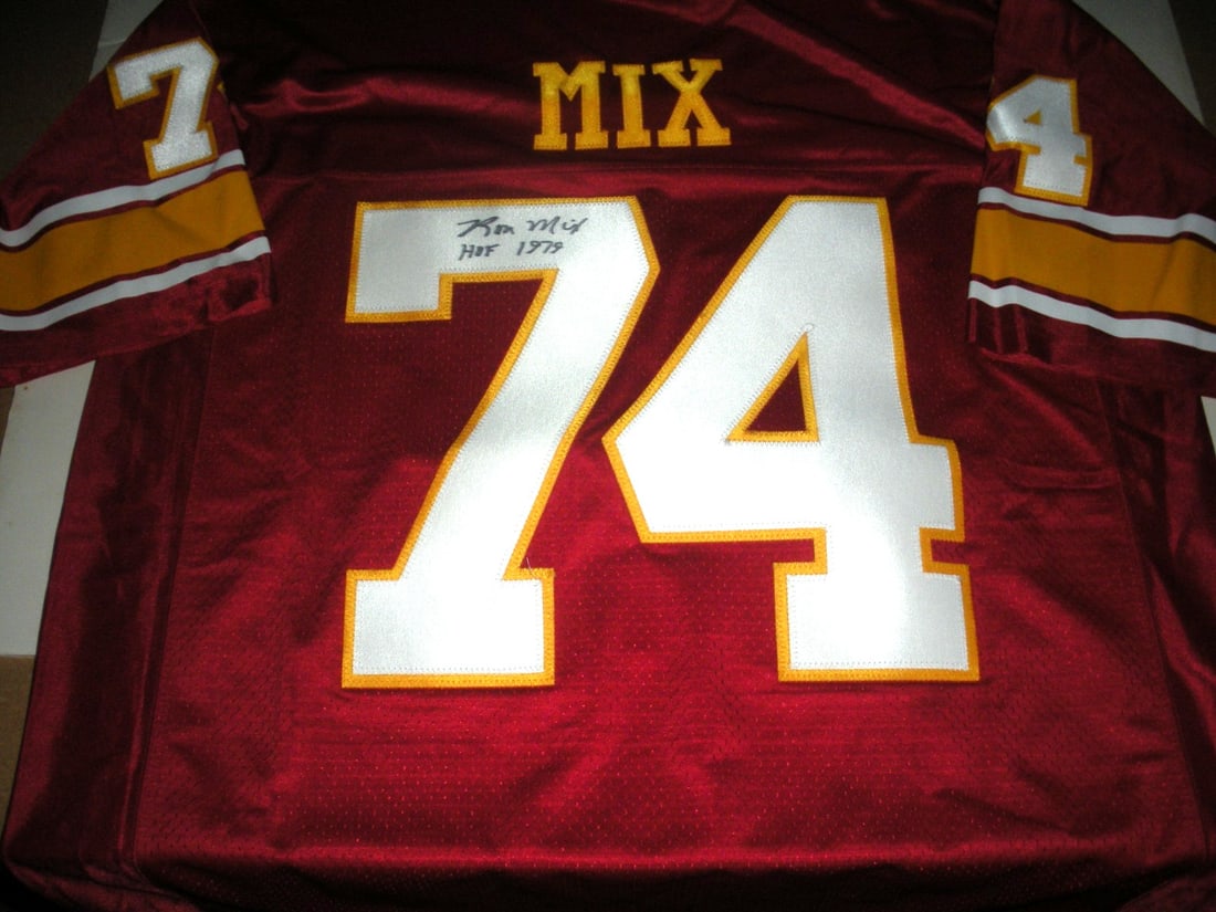Signed USC Trojans Jersey by Ron Mix with COA Officially Licensed: Signed USC Trojans Jersey by Ron Mix with COA Officially Licensed This is an official licensed USC Trojans jersey signed by Ron Mix, who played for both the USC Trojans and the San Diego Chargers. The