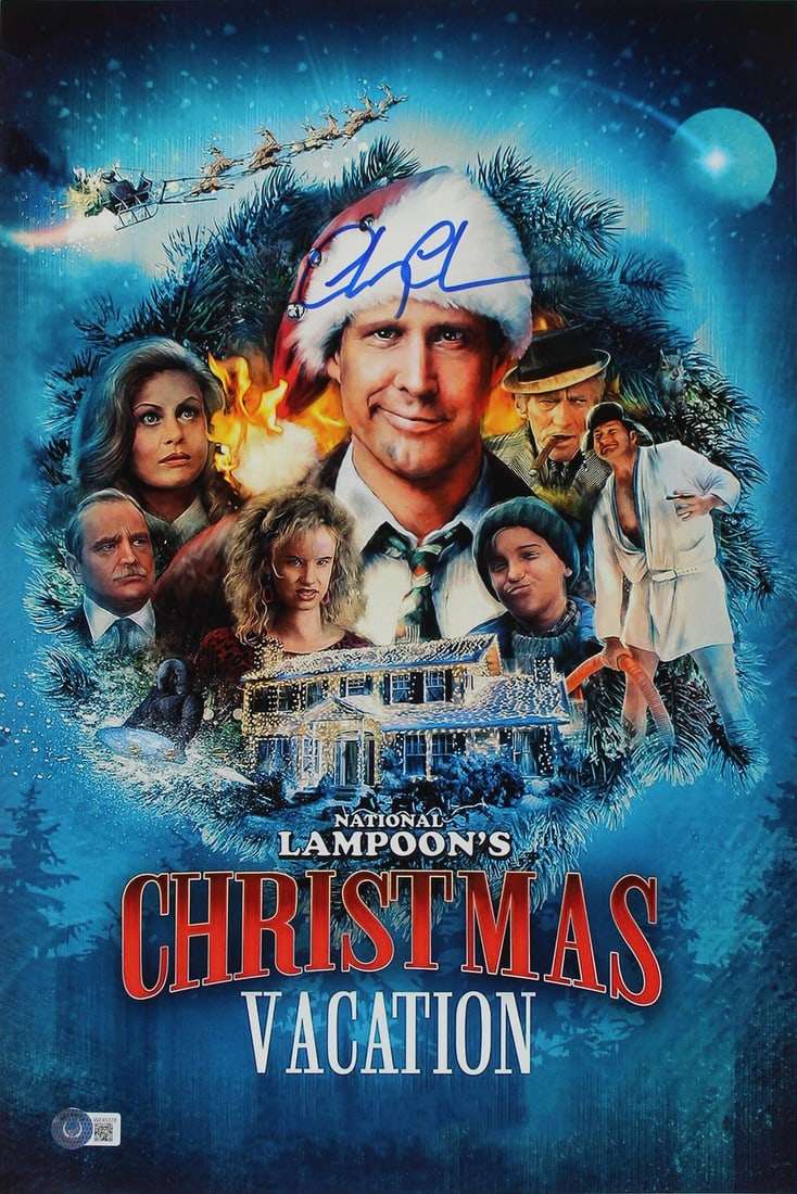 Chevy Chase Signed 12x18 Photo Fletch BAS Witnessed Authentic: Chevy Chase Signed 12x18 Photo Fletch BAS Witnessed Authentic Celebrate the holiday season with this authentic 12x18 photo personally signed by Chevy Chase, known for his iconic role in 'Fletch'. This