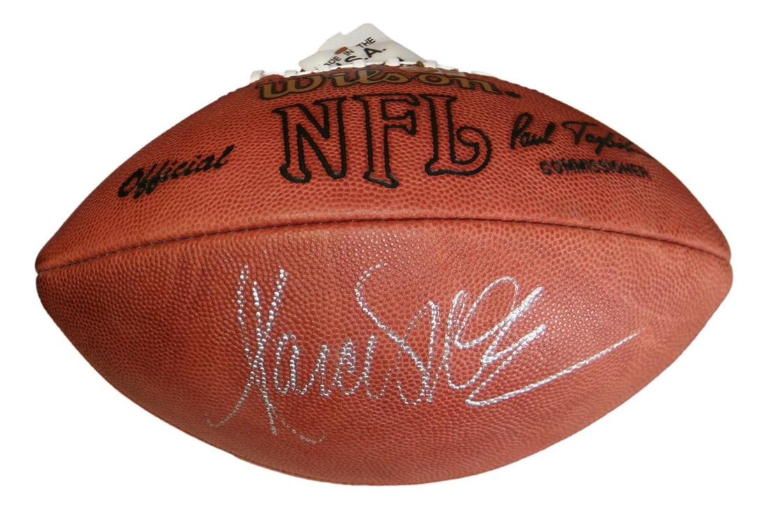 Oakland Raiders NFL Ball Signed by Marcus Allen with Beckett Authentication (1 of 3)