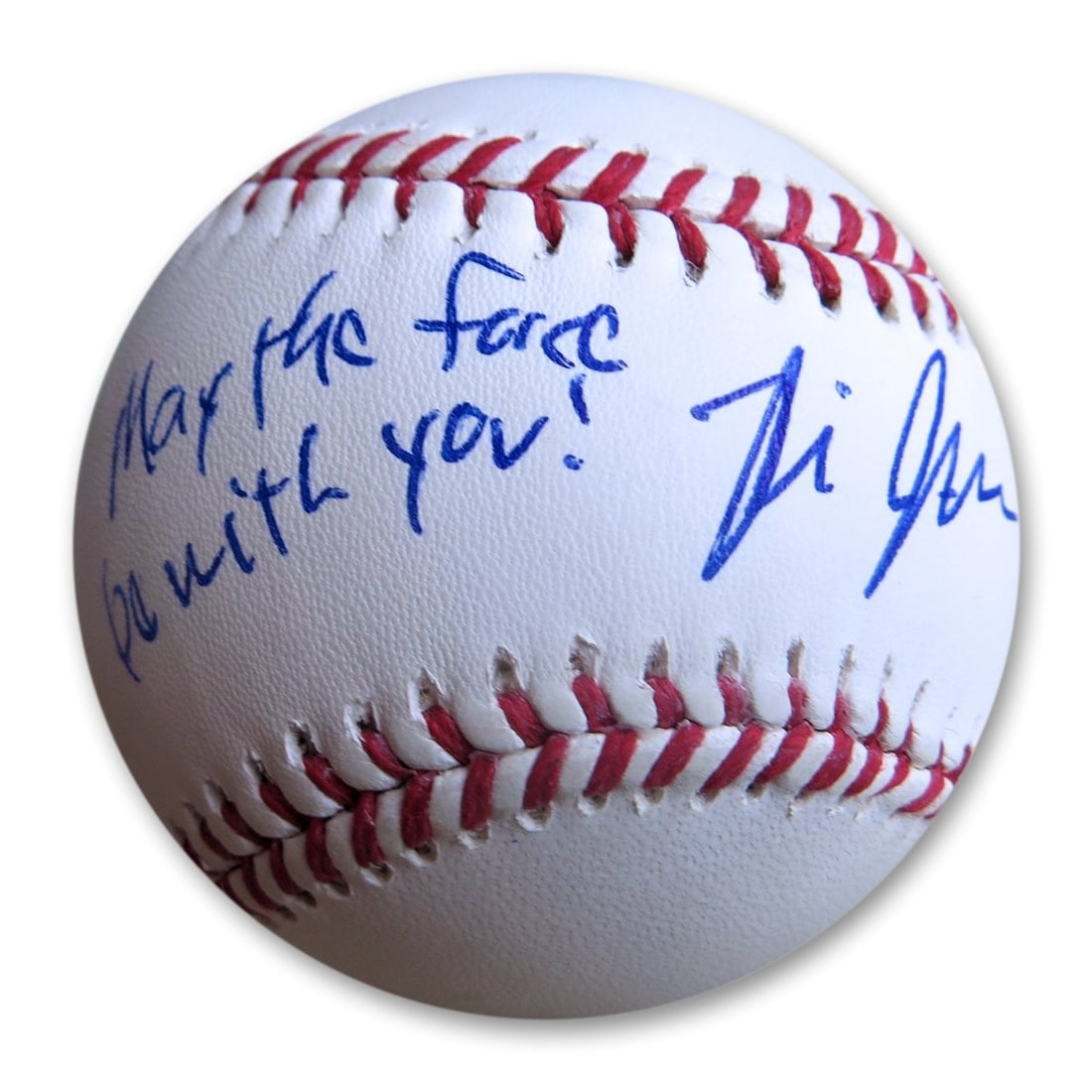 Rian Johnson Autographed Baseball Star Wars Last Jedi Certified Global Authentics: Rian Johnson Autographed Baseball Star Wars Last Jedi Certified Global Authentics This baseball is autographed by Rian Johnson, the acclaimed director of Star Wars: The Last Jedi. The signature is aut
