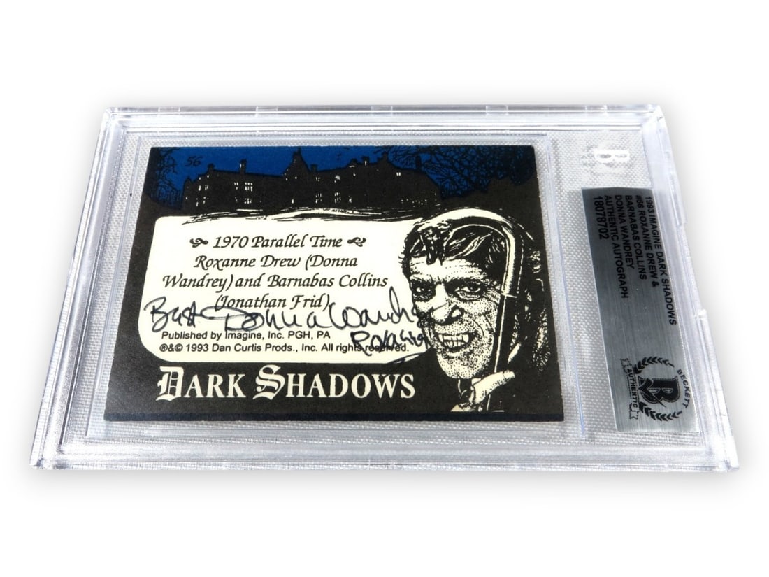 1993 Dark Shadows Donna Wandrey Autographed Card Beckett Authenticated (1 of 2)