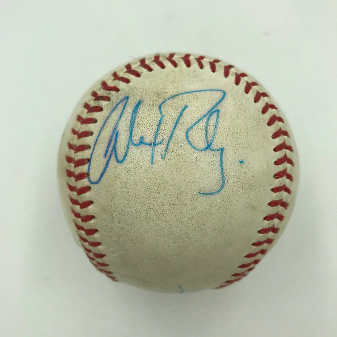 1993 Alex Rodriguez Signed Game Used Minor League Baseball JSA COA: 1993 Alex Rodriguez Signed Game Used Minor League Baseball JSA COA This is a rare 1993 Alex Rodriguez Pre Rookie signed game-used minor league baseball, authenticated by James Spence Authentication (J