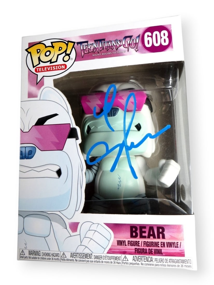 JSA Authenticated CeeLo Green Signed Funko Pop Teen Titans Go Bear White Ink (1 of 2)