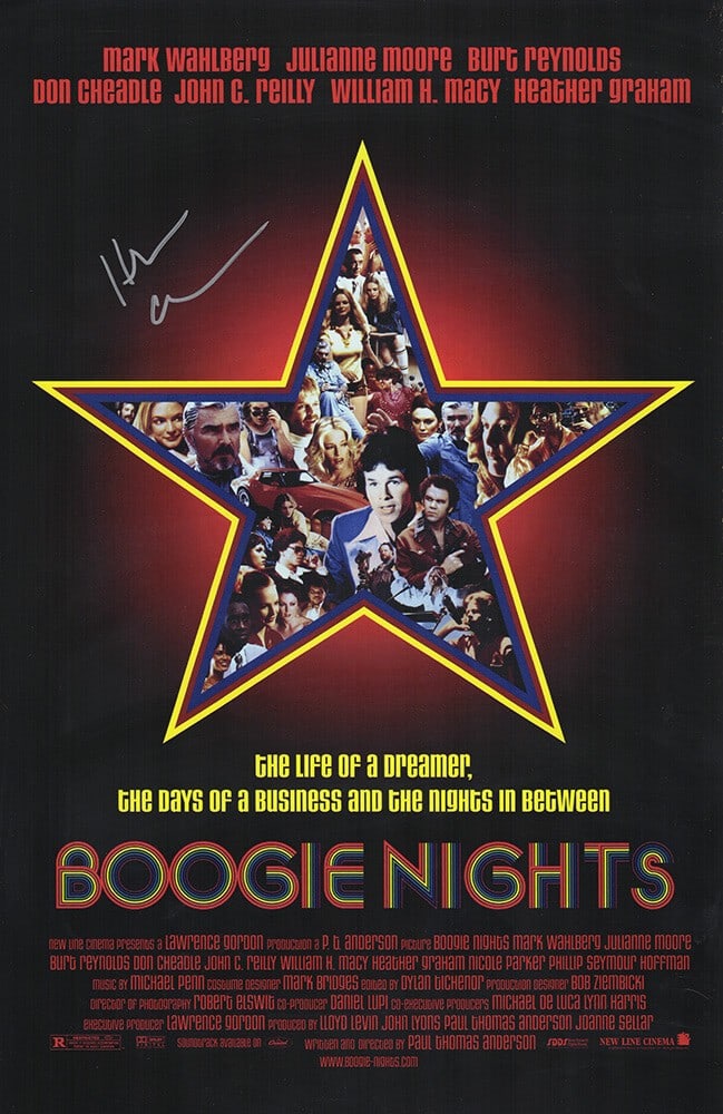 Heather Graham Signed Boogie Nights 11x17 Movie Poster with COA (1 of 1)