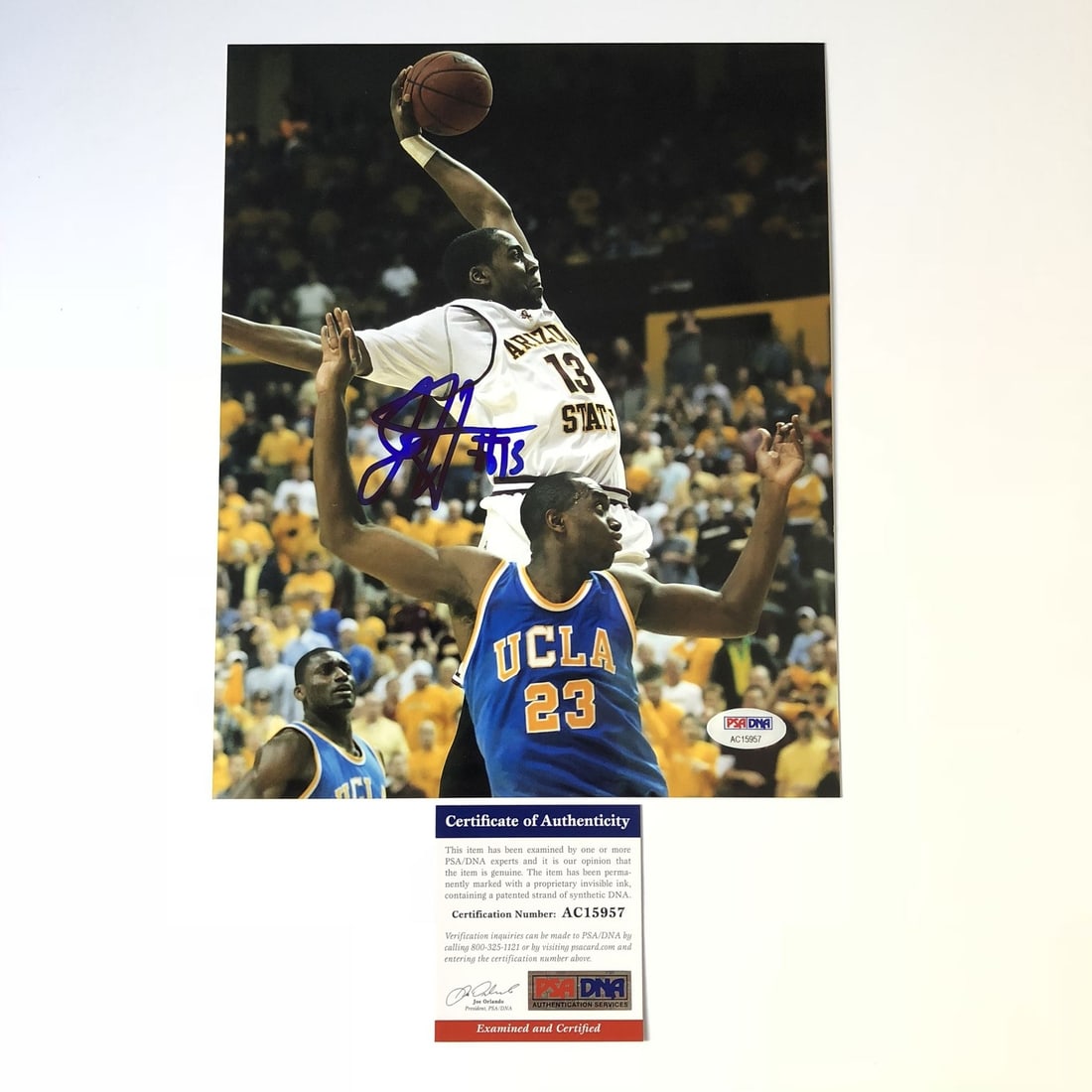 James Harden Autographed 8x10 Photo PSA/DNA Houston Rockets (1 of 2)