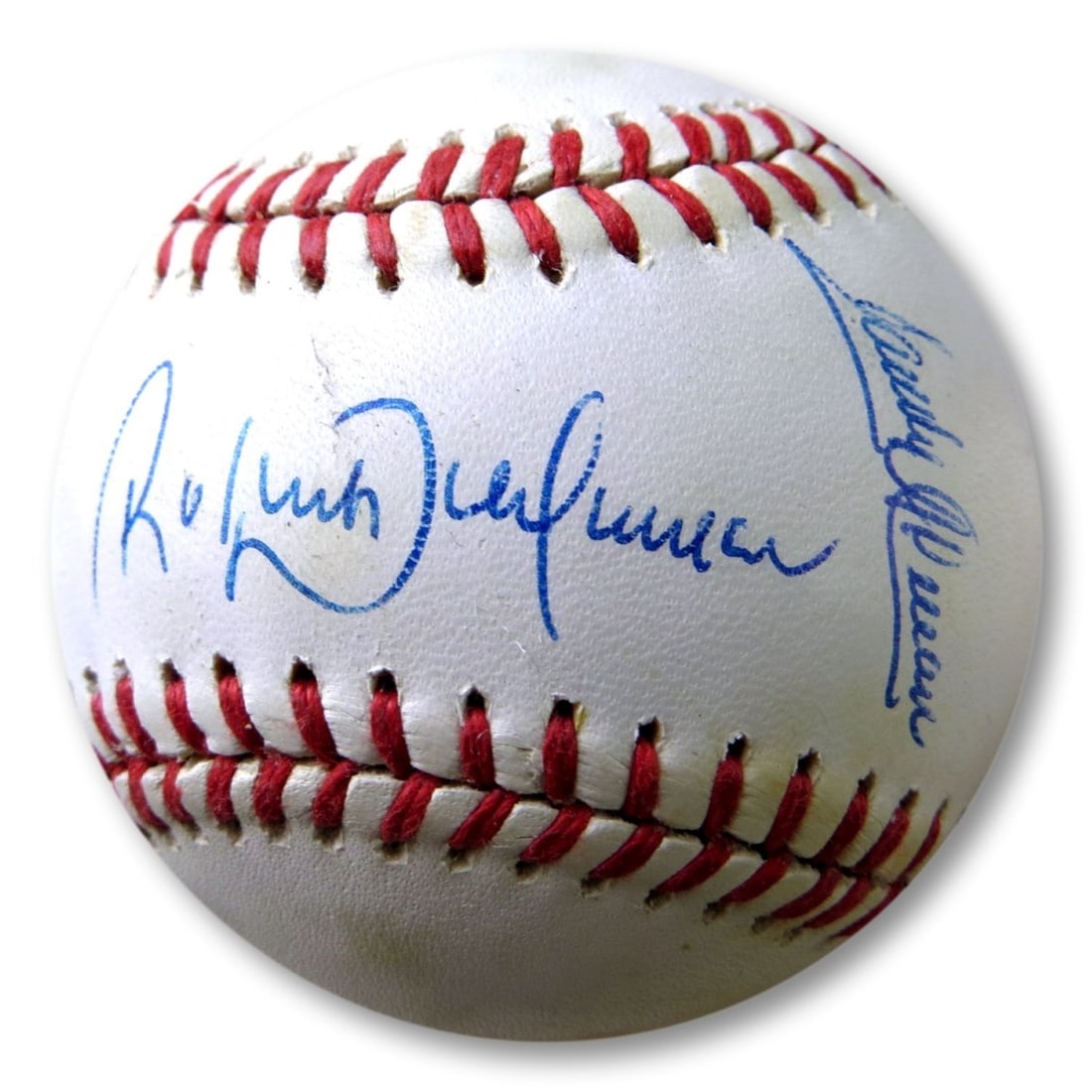 Roberto Sandy Alomar Signed NL Baseball JSA Authenticated: Roberto Sandy Alomar Signed NL Baseball JSA Authenticated This is an original autographed National League baseball signed by both Roberto Alomar and Sandy Alomar. The ball is authenticated by James Sp