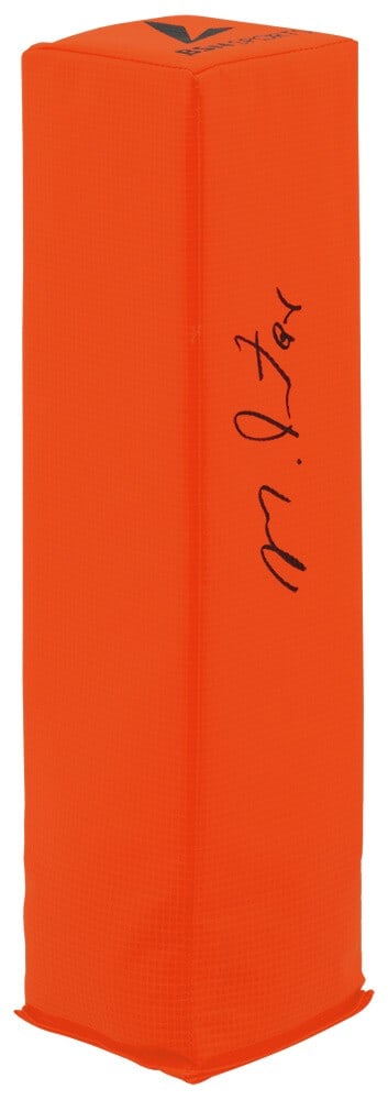 Montez Sweat Signed Chicago Bears BSN Orange Football Pylon with COA: Montez Sweat Signed Chicago Bears BSN Orange Football Pylon with COA This is a signed BSN orange endzone football pylon by NFL player Montez Sweat, representing the Chicago Bears. The item includes a 