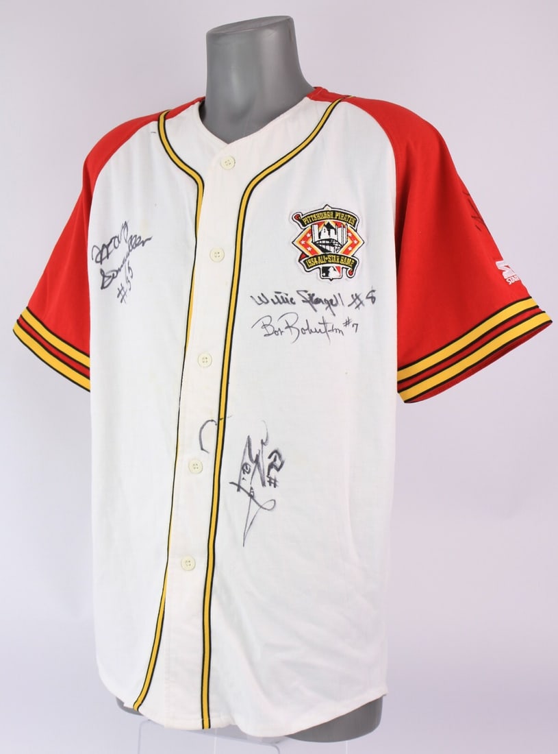 Game Used 1994 MLB All Star Volunteer Jersey Signed by Baseball Greats (1 of 8)
