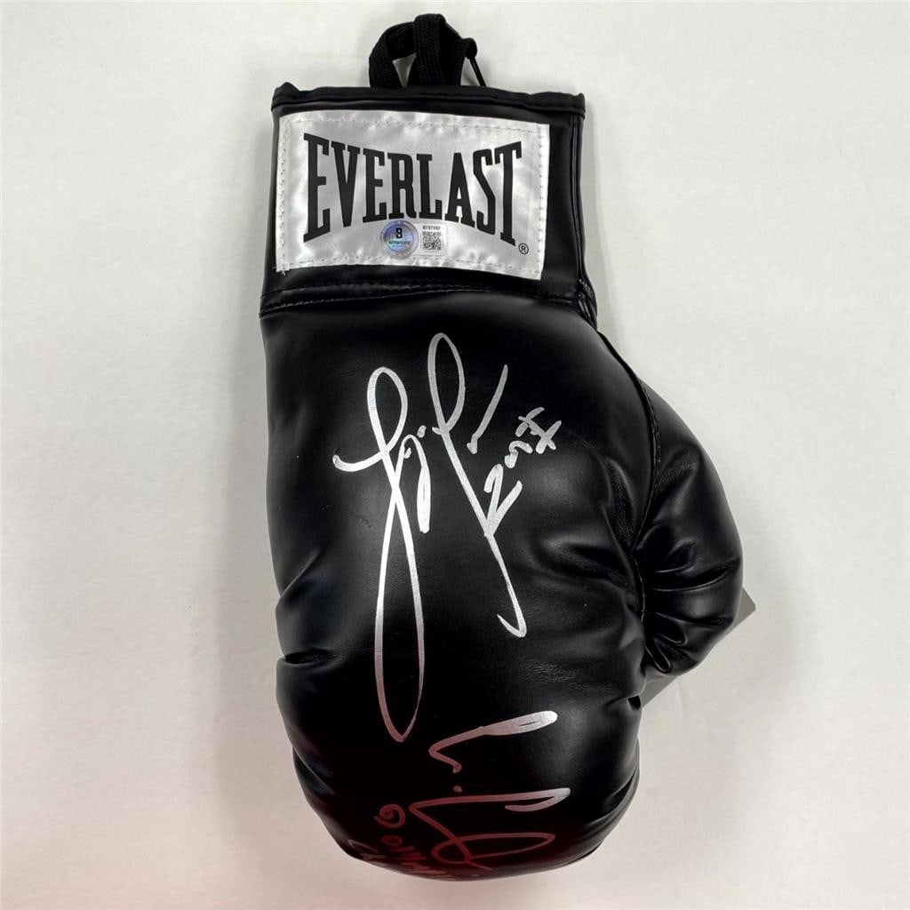 Boxing Glove Autographed by Jorge Linares and Luke Campbell Beckett Authenticated (1 of 5)