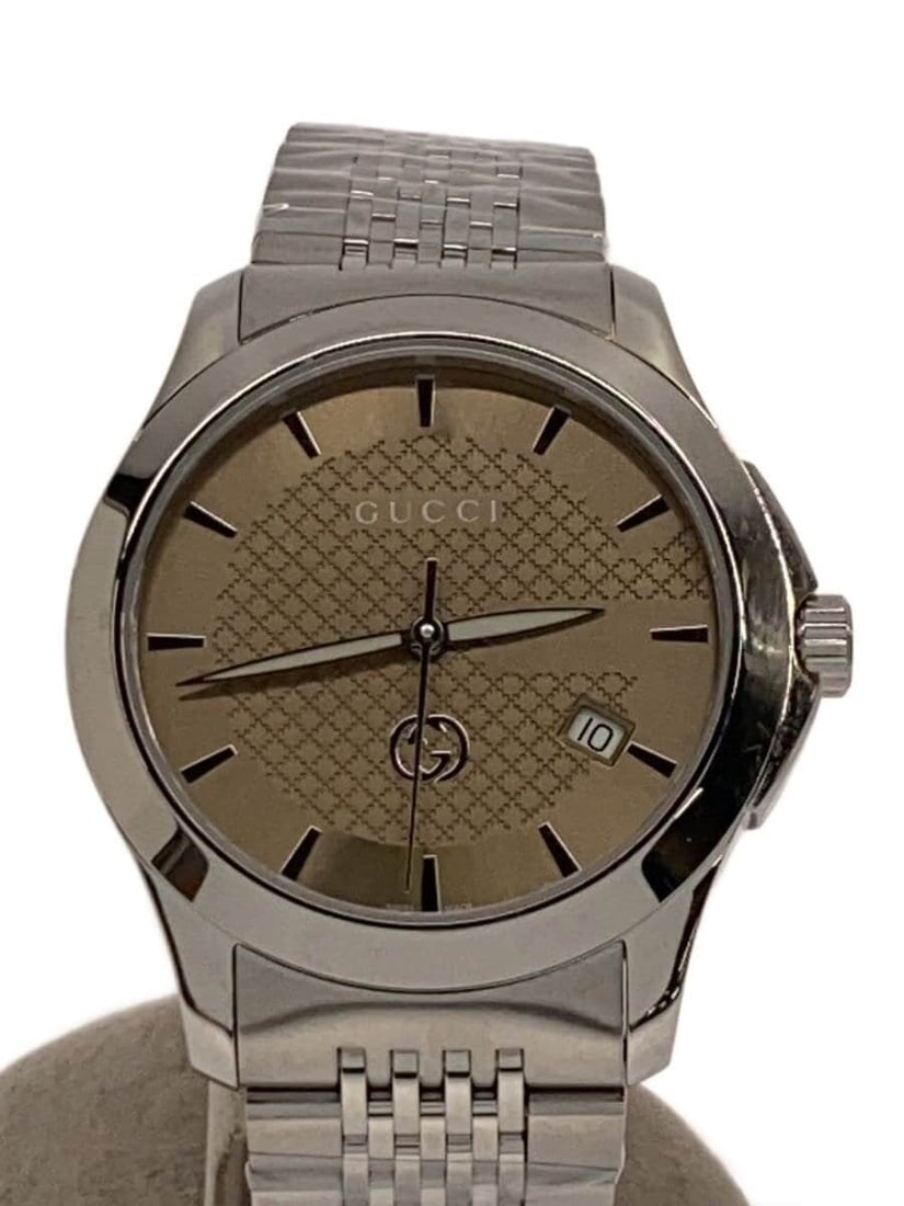 Gucci G Timeless Quartz Stainless Steel Men's Wristwatch (1 of 6)