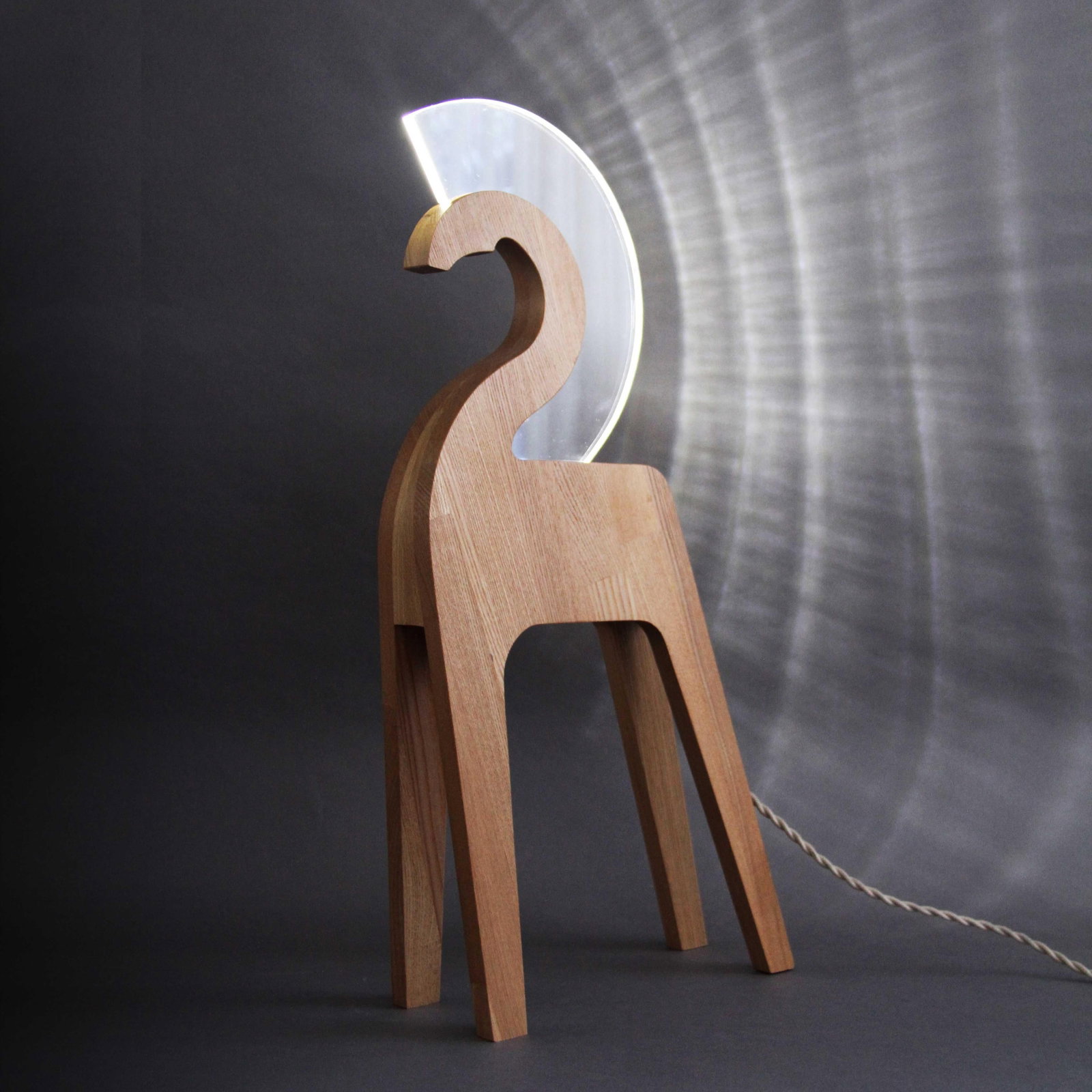 Contemporary GORBUNOK Sculptural Lamp by Grigorii Gorkovenko 25x13: Contemporary GORBUNOK Sculptural Lamp by Grigorii Gorkovenko 25x13 Introducing the "GORBUNOK" Sculptural Lamp by Grigorii Gorkovenko, a stunning contemporary piece that combines artistry with function