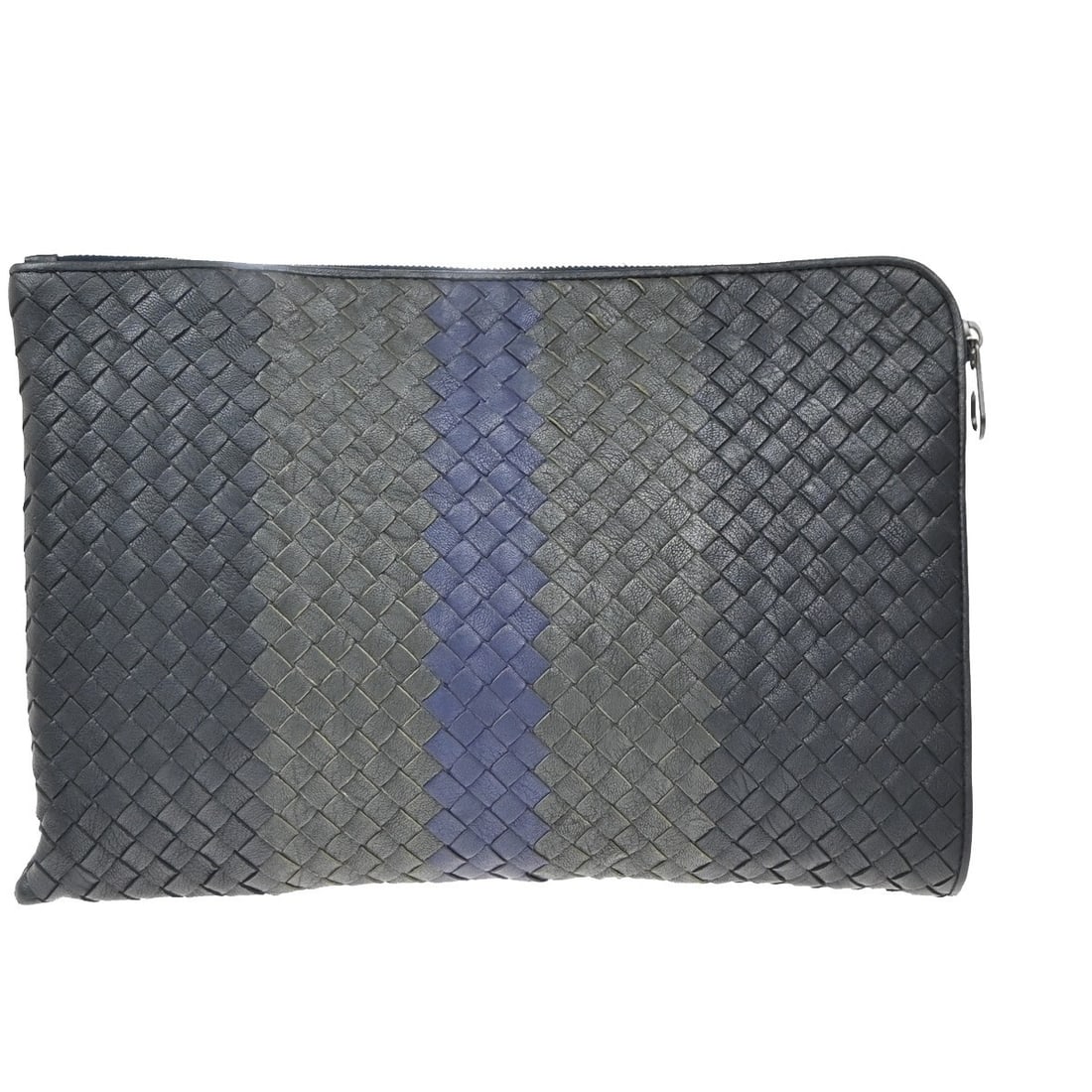 Intrecciato Nappa Leather Portfolio Clutch by Bottega Veneta: Intrecciato Nappa Leather Portfolio Clutch by Bottega Veneta This Bottega Veneta Portfolio Pouch features the signature Intrecciato Nappa leather in a multicolour design. Suitable for all genders, it 