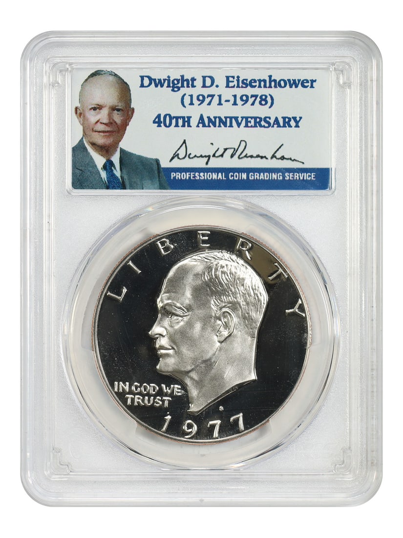 PCGS PR70DCAM 1977-S Ike Dollar (1 of 6)