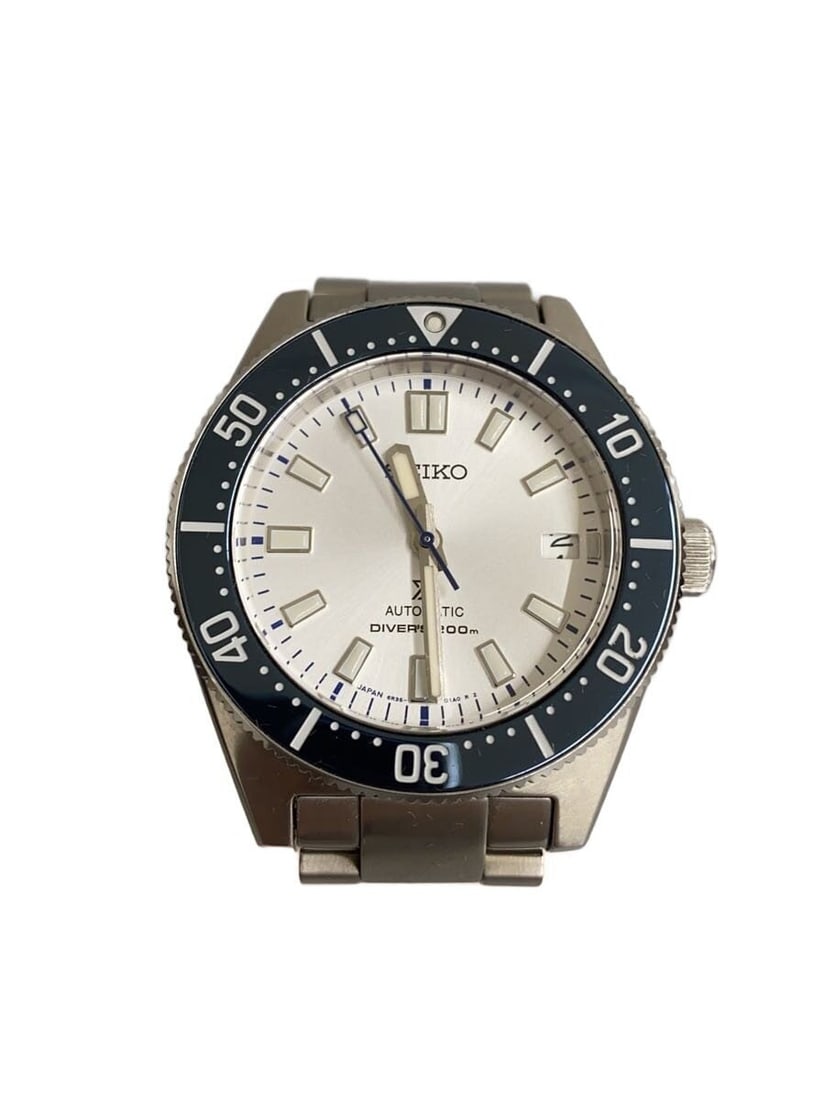 Seiko Prospex 140th Anniversary Limited Edition Silver Wristwatch: Seiko Prospex 140th Anniversary Limited Edition Silver Wristwatch This is a Seiko Prospex 140th Anniversary Limited Edition wristwatch, designed for men. The watch features a silver case and band, wit