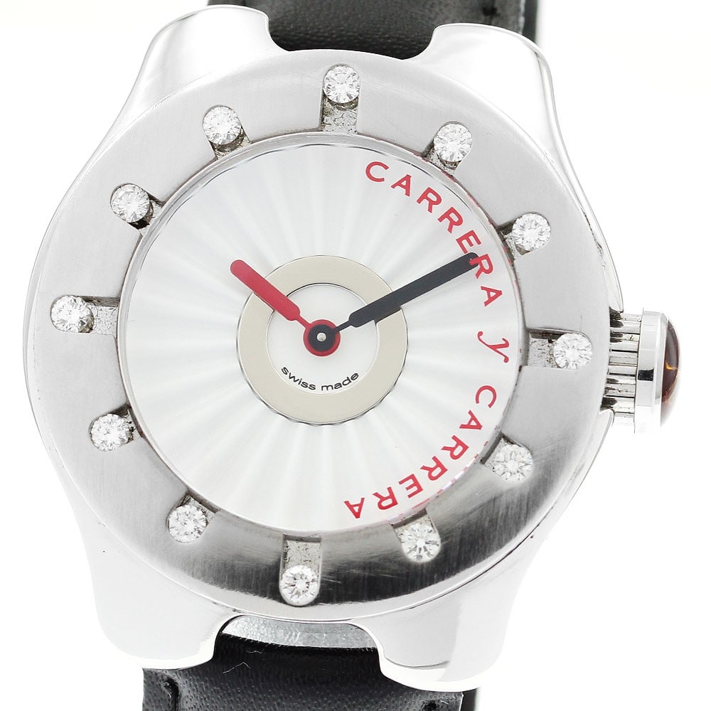 Carrera y Carrera Avalon Quartz Stainless Steel Men's Wristwatch: Carrera y Carrera Avalon Quartz Stainless Steel Men's Wristwatch This Carrera y Carrera Avalon men's wristwatch features a stainless steel case paired with an unused leather strap and buckle. The watc