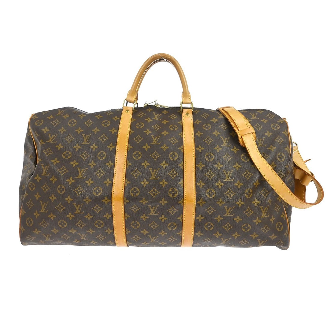 Louis Vuitton Keepall Bandouliiere 60 Monogram Canvas Travel Duffle Bag M41412 (1 of 16)