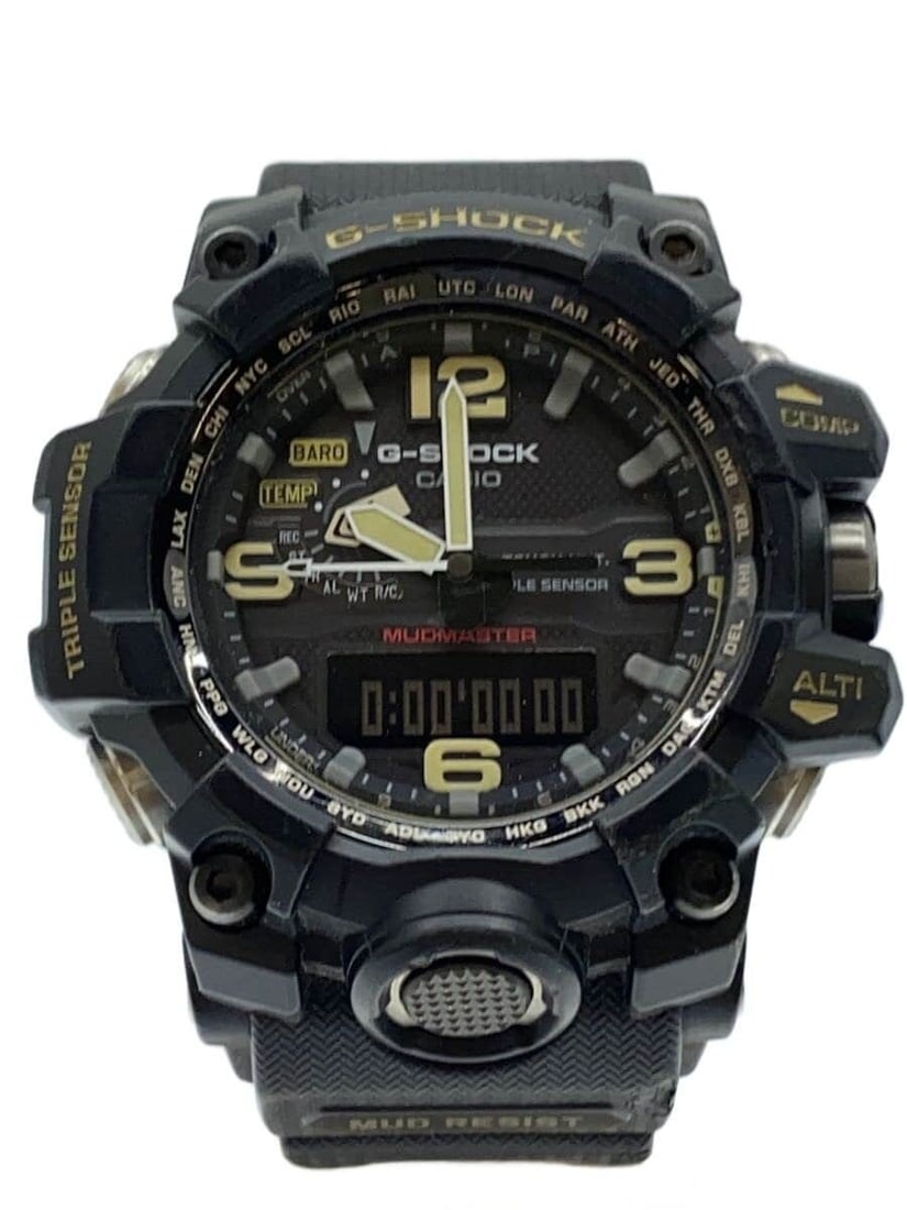 Casio G Shock GWG 1000 1AJF Black Men's Wristwatch: Casio G Shock GWG 1000 1AJF Black Men's Wristwatch This CASIO G-SHOCK GWG-1000-1AJF men's wristwatch features a robust design in black, crafted in Japan. It is pre-owned in slightly used condition. Th