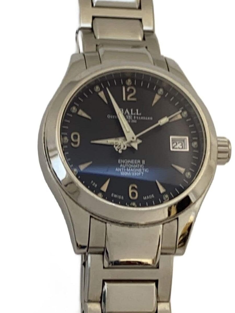 Ball Watch NM1026C Swiss Men's Wristwatch: Ball Watch NM1026C Swiss Men's Wristwatch This BALL WATCH NM1026C men's wristwatch features a Swiss-made design with a classic round case and a comfortable band. The watch is pre-owned and shows sligh