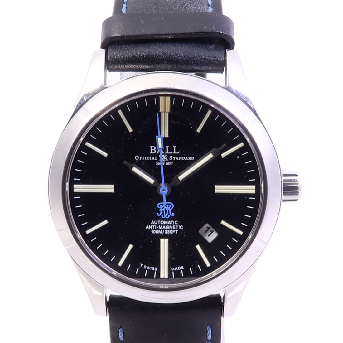 SELECTION Automatic Stainless Steel Blue Mens Wrist Watch NM1020C (1 of 15)
