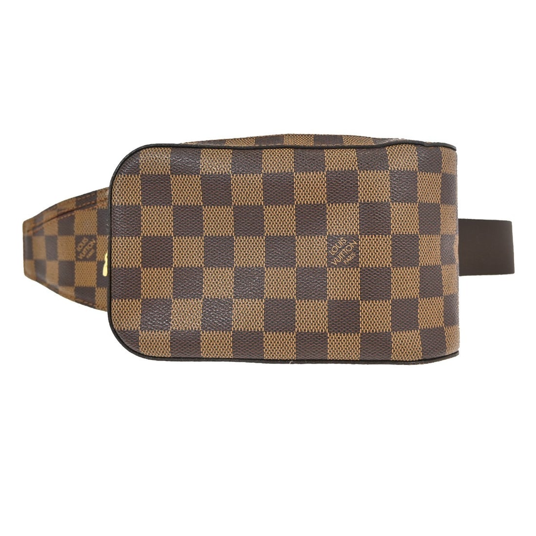 Louis Vuitton Geronimos Brown Canvas Unisex Belt Bag: Louis Vuitton Geronimos Brown Canvas Unisex Belt Bag The Louis Vuitton Geronimos Waist Bag features the iconic Damier canvas in brown, designed for unisex use. This practical waist bag is crafted in S