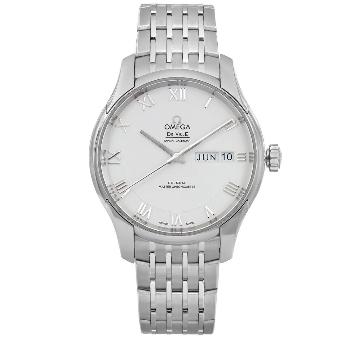 OMEGA De Ville Hour Vision 41mm Automatic Watch 433.10.41.22.02.001 with Box and Papers: OMEGA De Ville Hour Vision 41mm Automatic Watch 433.10.41.22.02.001 with Box and Papers Elevate your style with the Omega De Ville Hour Vision wristwatch, a stunning blend of luxury and precision. Thi
