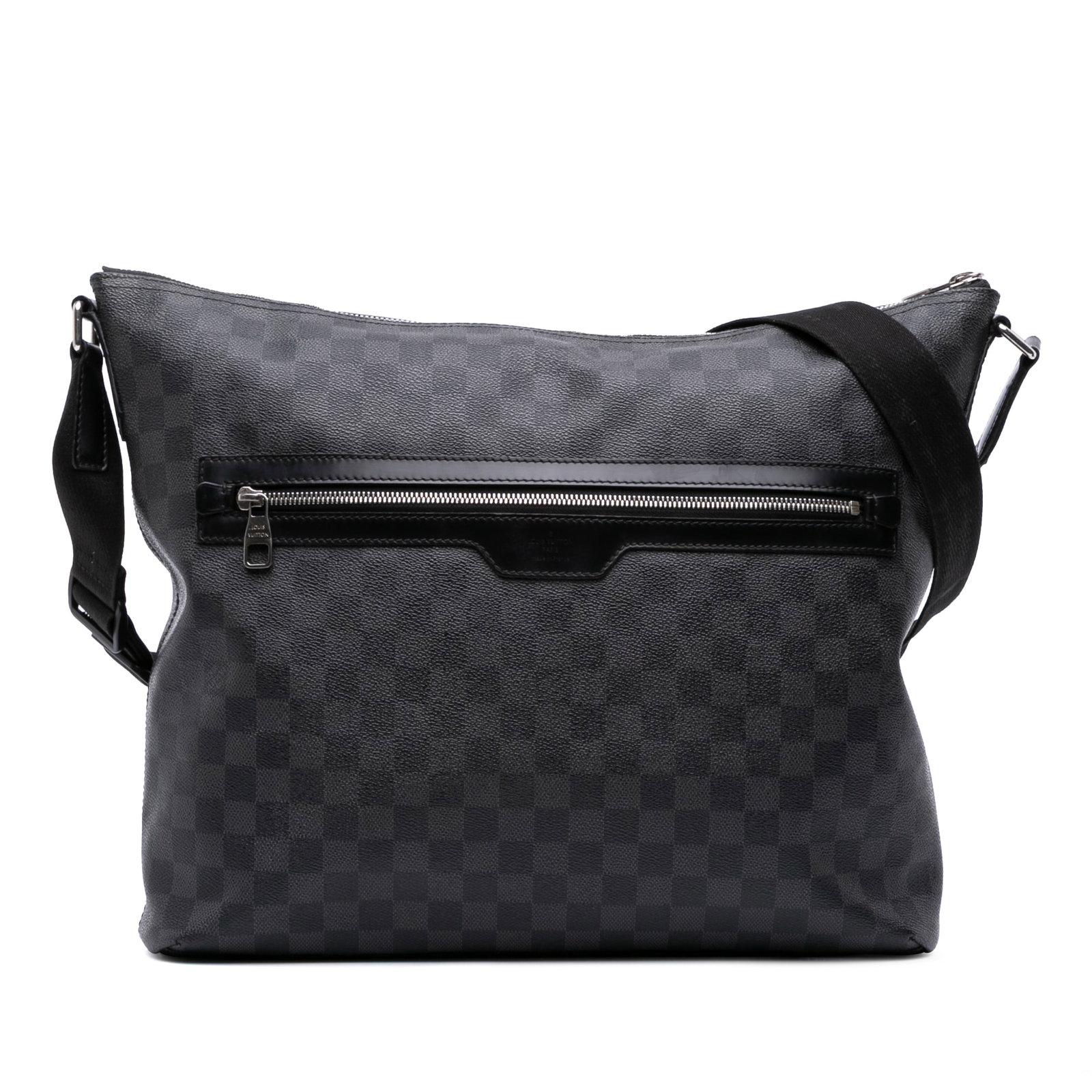 Louis Vuitton Damier Graphite Mick MM Bag Black Canvas: Louis Vuitton Damier Graphite Mick MM Bag Black Canvas The Louis Vuitton Damier Graphite Mick MM is a stylish and functional bag, crafted from a durable damier graphite canvas. This bag features a top